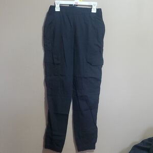Womens Black Cargo Pants Size Medium